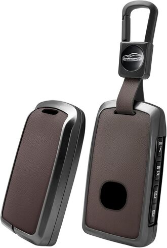 for Mazda Key Fob Cover with leather zinc alloy keychains,Full Cover Key Case for Mazda 3,6,CX-5 CX-9 CX-30 CX-50/70 in Saudi Arabia
