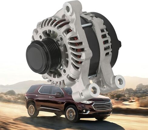 13552642 المولد متوافق مع شيفروليه ترافيرس 2018-2022 3.6L V6 المولد متوافق مع Buick Enclave 2018-2022 3.6L V6 12V 170A 6-Groove Pulley في اتجاه عقارب الساعة #13565647,13545139 in Kuwait