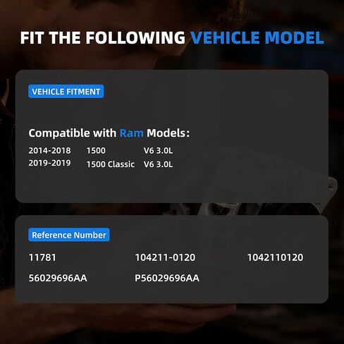 56029696AA Alternator Compatible with Ram 1500 2014-2018, 1500 Classic 2019, Automotive Replacement Alternators 11781, 11781N, 1042110120 in Saudi Arabia