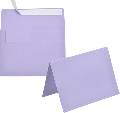 PATIKIL 20Pack Orange 4x6 Blank Cards and Envelopes, Self Seal A6 Envelopes with Folded Cardstock Small for Greeting Cards Wedding Greeting Birthday Invitations Letter Mailing in Kuwait