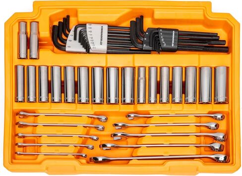 GEARWRENCH Mechanics Tool Set in 3 Drawer Storage Box, 232 Pc, 1/4 in and 3/8 in Drive, Metric/SAE | GW72LLCBMTS in Kuwait