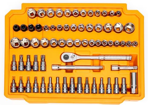 GEARWRENCH Mechanics Tool Set in 3 Drawer Storage Box, 232 Pc, 1/4 in and 3/8 in Drive, Metric/SAE | GW72LLCBMTS in Kuwait