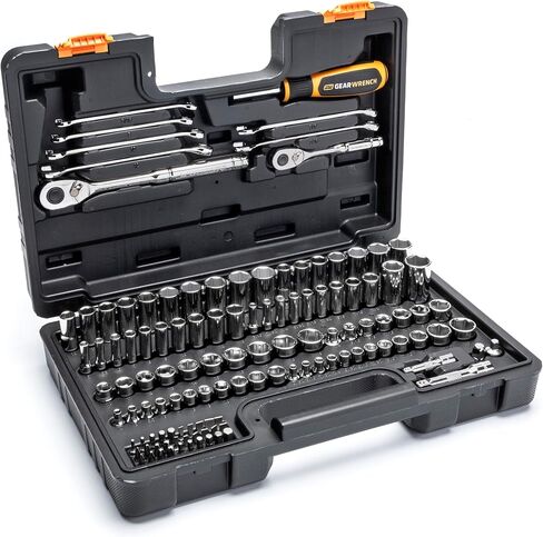 GEARWRENCH Mechanics Tool Set in 3 Drawer Storage Box, 232 Pc, 1/4 in and 3/8 in Drive, Metric/SAE | GW72LLCBMTS in Kuwait