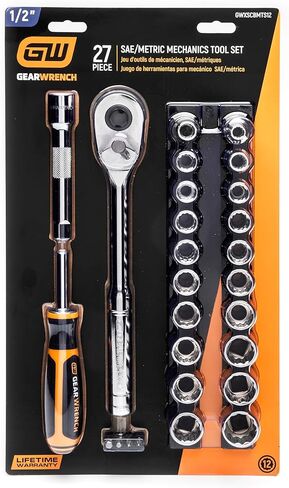 GEARWRENCH Mechanics Tool Set in 3 Drawer Storage Box, 232 Pc, 1/4 in and 3/8 in Drive, Metric/SAE | GW72LLCBMTS in Kuwait