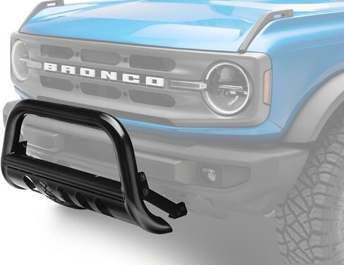 Barricade 3-Inch Bull Bar with Skid Plate; Black Compatible For 21-26 Bronco in Saudi Arabia