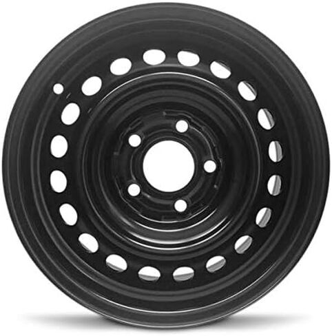 عجلة بديلة جديدة OEM لمازدا 3 2006-2009 مقاس 15 × 6 بوصة حافة فولاذية باللون الأسود تناسب 195/65R15 in Kuwait