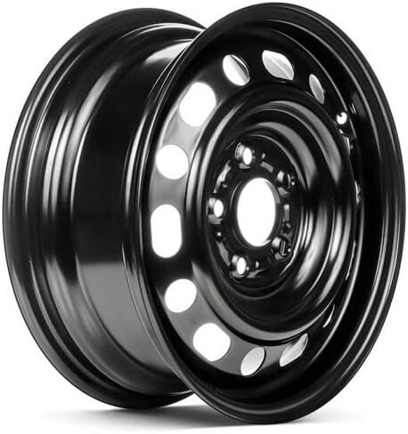عجلة بديلة جديدة OEM لمازدا 3 2006-2009 مقاس 15 × 6 بوصة حافة فولاذية باللون الأسود تناسب 195/65R15 in Kuwait