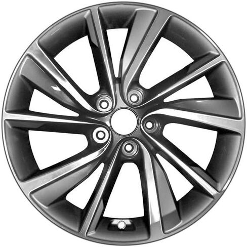 18 inch Aluminum Wheel For 2019-2020 Hyundai Santa Fe 5-Double Machined And Dark Silver 5 Lug 114.3 mm 18 x 7.5 in Reman - Factory Wheel Rim in Saudi Arabia