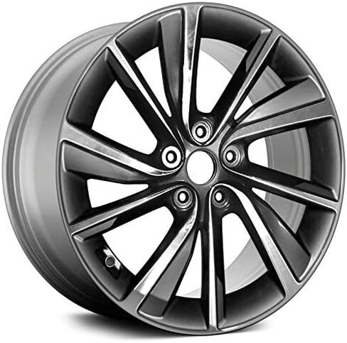18 inch Aluminum Wheel For 2019-2020 Hyundai Santa Fe 5-Double Machined And Dark Silver 5 Lug 114.3 mm 18 x 7.5 in Reman - Factory Wheel Rim in Saudi Arabia