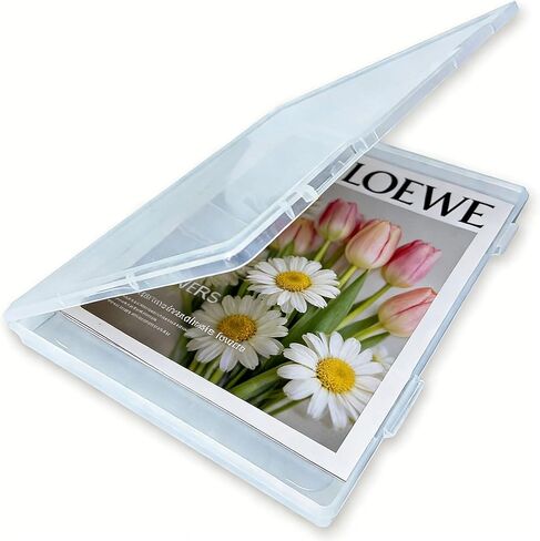 Magazine Protectors for Collectors - 12 x 9 x 0.8inch, Clear Magazine Display Storage Birth Certificate Sleeves Box Case for Book Newspaper Comic in Saudi Arabia