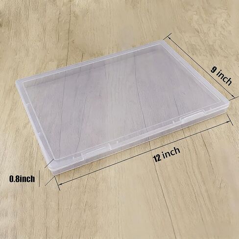 Magazine Protectors for Collectors - 12 x 9 x 0.8inch, Clear Magazine Display Storage Birth Certificate Sleeves Box Case for Book Newspaper Comic in Saudi Arabia