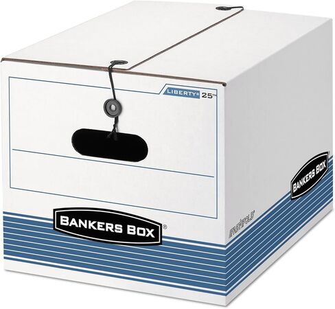 Bankers Box 00025 Strg Boxes, 550lb, Ltr/Lgl, 12-Inch x15-1/2-Inch x10-1/4-Inch,12/CT, WE/BE in Kuwait