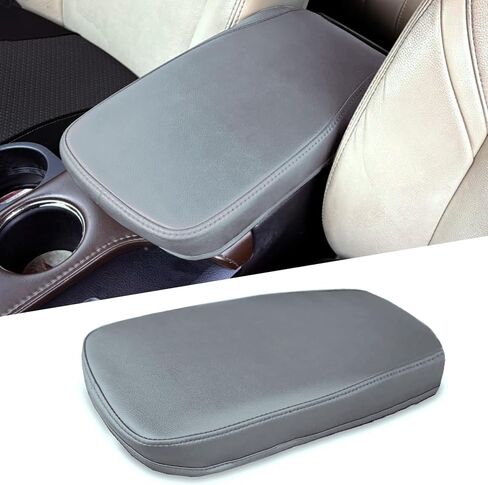 Center Console Cover for Avalon 2013-2018, Premium PU Leather Middle Console Cover Scratch-Resistant & Stylish Upgrade for Avalon Interior Accessories - Gray in Kuwait
