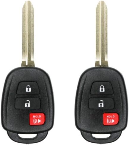 Replacement Keyless Remote Head Key Fob for Toyota RAV4 2014 FCC GQ4-52T Part Number 89071-0R040 89070-0R120 89070-0R130 89070-0C050 Pack of 2 in Kuwait