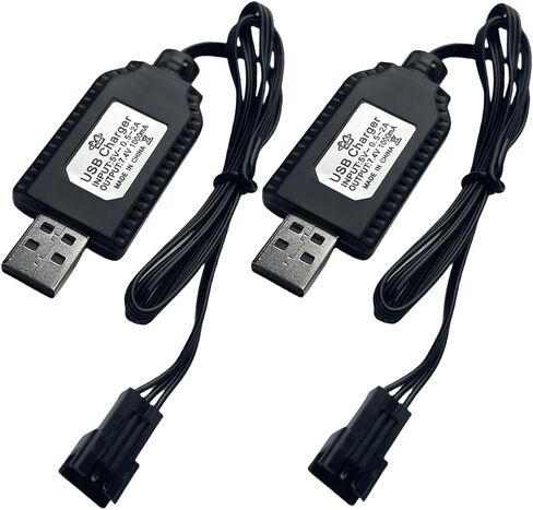7.4V USB Charger Cable with SM-3PIN Plug Compatible RC Car RC Plane RC Tank RC Boat and Other Remote Control Toys for Universal 7.4V Lipo Battery USB Charger with Battery Protection in Saudi Arabia