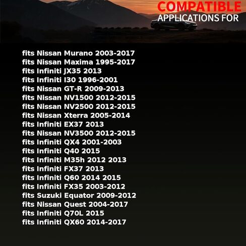 حشية مخرج سائل تبريد المحرك تناسب Nissan Frontier,Altima,350Z 2005 2006 2007 2008 2009 تناسب Infiniti G37 2008 2009 2010 2011 2012 2013 2 قطعة in Kuwait