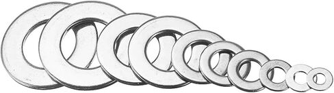 180/360/580pcs 304 Stainless Steel Flat Washer Plain Washer Gasket Set of Assortment Kit(360PCS) in Saudi Arabia