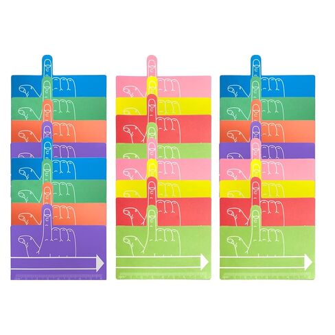 24 قطعة فواصل أصابع للأطفال للكتابة، فواصل كتابة لفواصل أصابع الأطفال للكتابة، مواد قراءة متعددة الوظائف (24) in Kuwait