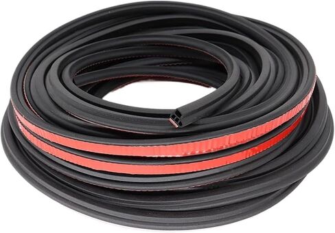 Double Layer Auto Door Rubber Seal Strip Sealing Adhesive Stickers Noise Insulation Weatherstrip Car Weather Stripping(16M) in Saudi Arabia