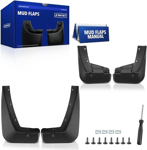 JC Whitney JFBAJCWSG00307 Set of 4 Front and Rear Mud Flaps Splash Guards - Compatible with Nissan Murano 2015-2020 in Kuwait