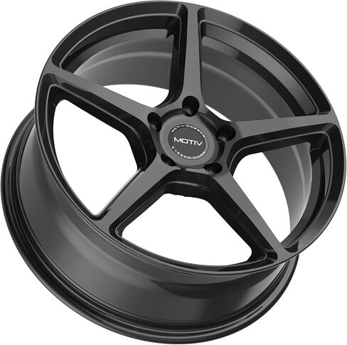 MOTIV WHEELS 433B 18X7.5, ET +40, PCD 5X108, CB 73.1-GLOSS BLACK, 433B-8753140 in Kuwait