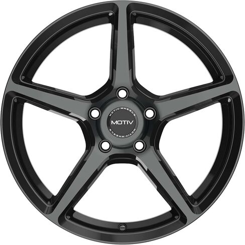 MOTIV WHEELS 433B 18X7.5, ET +40, PCD 5X108, CB 73.1-GLOSS BLACK, 433B-8753140 in Kuwait