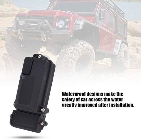 GLOGLOW Nan RC Car Waterproof Receiver Box, Durable Accessory Set for -4, Enhanced Protection for Hobbyists Car Model Accessories in Kuwait