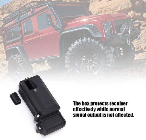 GLOGLOW Nan RC Car Waterproof Receiver Box, Durable Accessory Set for -4, Enhanced Protection for Hobbyists Car Model Accessories in Kuwait