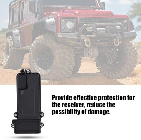 GLOGLOW Nan RC Car Waterproof Receiver Box, Durable Accessory Set for -4, Enhanced Protection for Hobbyists Car Model Accessories in Kuwait
