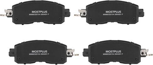 MOSTPLUS 11.65 بوصة دوارات فرامل قرصية بفتحة أمامية + وسادة فرامل سيراميك متوافقة مع 2013 2014 2015 2016 2017 2018 2019 2020 2021 2022 2023 مجموعة وسادات دوارات الفرامل Nissan Altima in Kuwait