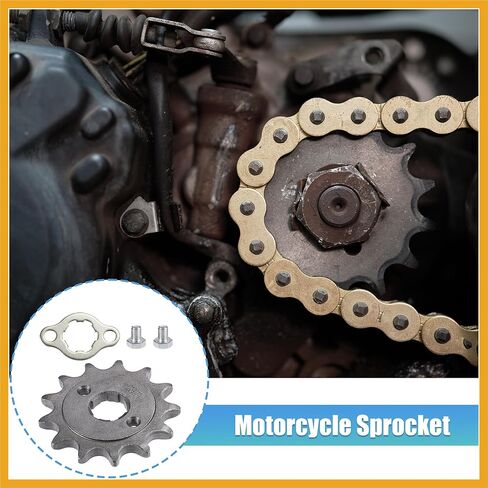 1 Set 520 Style 13 Teeth 20mm ID Motorcycle Front Engine Sprocket Fit for 50cc 70cc 110cc 125cc Motorcycle Dirt Pit Bike Mini Bike ATV Replacement in Saudi Arabia