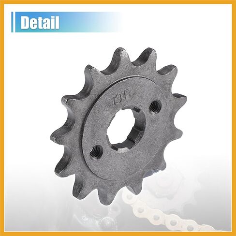 1 Set 520 Style 13 Teeth 20mm ID Motorcycle Front Engine Sprocket Fit for 50cc 70cc 110cc 125cc Motorcycle Dirt Pit Bike Mini Bike ATV Replacement in Saudi Arabia
