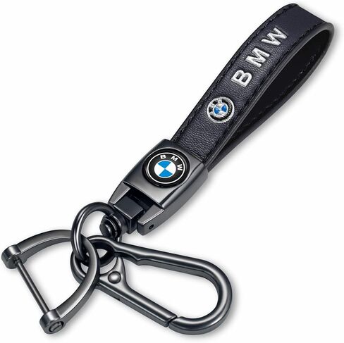 Genuine Leather Car Keychain Keyring Accessories Compatible with Subaru Series Car Keychains Family Present for Man and Woman（Black） in Kuwait