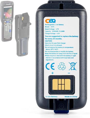 5 قطعة CK75 استبدال البطارية لماسح الباركود Intermec CK75 CK65 CK3 CK70 CK71 EDA60K CK3R CK3X CK3R CK3N 318-034-023 318-034-013 18-046-031 318-034-001 بطارية ليثيوم أيون in Kuwait