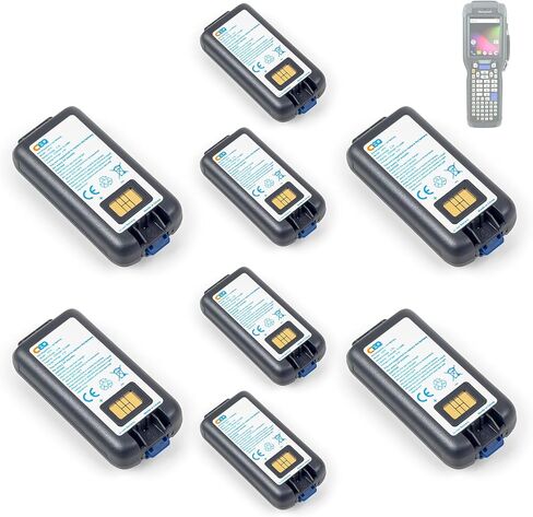 5PCS CK75 Battery Replacement for Intermec Barcode Scanner CK75 CK65 CK3 CK70 CK71 EDA60K CK3R CK3X CK3R CK3N 318-034-023 318-034-013 18-046-031 318-034-001 Li-ion Battery in Kuwait