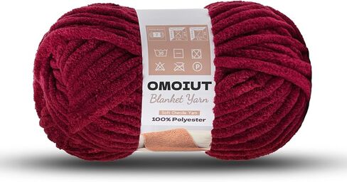 3 Pack of White Chunky Chenille Yarn for Crocheting, Soft Baby Blanket Yarn, Chunky Knit Blanket Crochet Yarn, #7 Super Bulky, 10.6oz/164 yds Fluffy Velvet Amigurumi Yarn in Saudi Arabia
