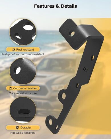 Ditch Light Bracket Kit Fit for Toyota Tacoma 2024-2026 4Runner 2025+ Tundra 2022+, LED Light Mount Brackets, Right and Left in Kuwait