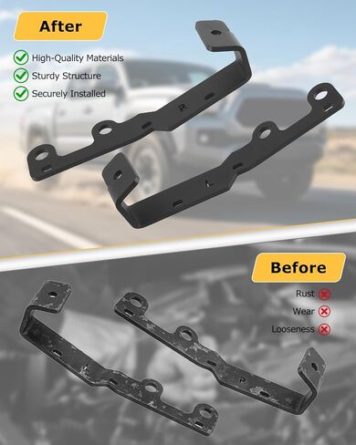 Ditch Light Bracket Kit Fit for Toyota Tacoma 2024-2026 4Runner 2025+ Tundra 2022+, LED Light Mount Brackets, Right and Left in Kuwait