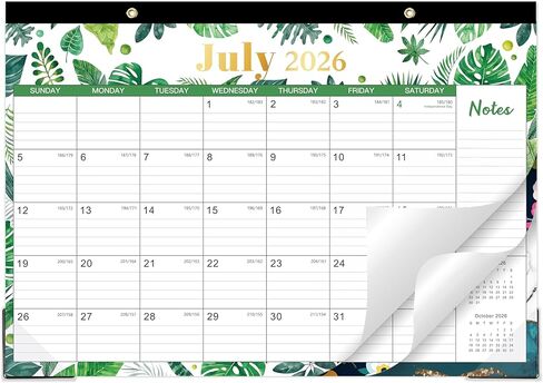 2026 Magnetic Calendar for Refrigerator - 2026 Magnetic/Desk Calendar from January 2026 to December 2026, 12''x17'' Magnetic Calendars, Desk Calendar with Corner Protectors in Saudi Arabia