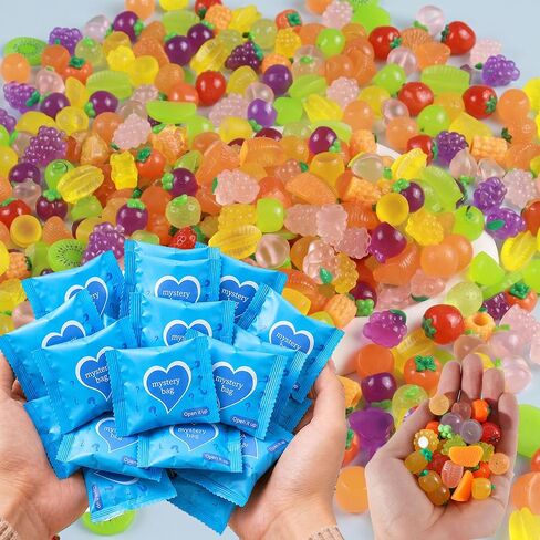 Mini Food Resin Models – Mini Blind Bags with Mystery Decorative Pieces, Individually Wrapped Dessert Decorative Pieces for Stress Relief, Fairy Garden DIY & Classroom Prizes in Saudi Arabia