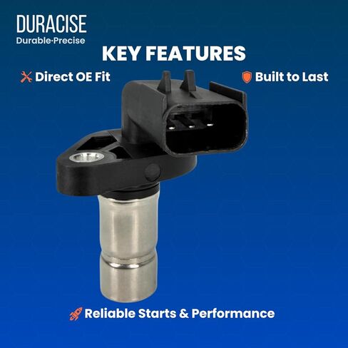 مستشعر موضع العمود المرفقي من DURACISE متوافق مع 1998-2002 دودج كارافان، نيون، ستراتوس، أفينجر و1995-2002 كرايسلر نيون، بي تي كروزر، سيبرينغ وبليموث وإيجل وميتسوبيشي #5269703AC، M05235377 in Kuwait