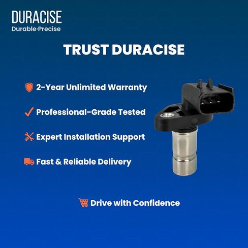 مستشعر موضع العمود المرفقي من DURACISE متوافق مع 1998-2002 دودج كارافان، نيون، ستراتوس، أفينجر و1995-2002 كرايسلر نيون، بي تي كروزر، سيبرينغ وبليموث وإيجل وميتسوبيشي #5269703AC، M05235377 in Kuwait