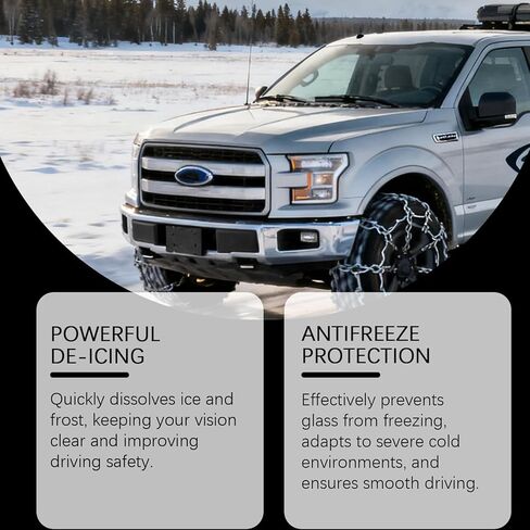 Windshield Deicer | 12fl.oz Fast-Acting Defroster - Deicer Spray for Car Windshield | for Truck Frost Windscreens Mirrors Headlights Locks in Kuwait