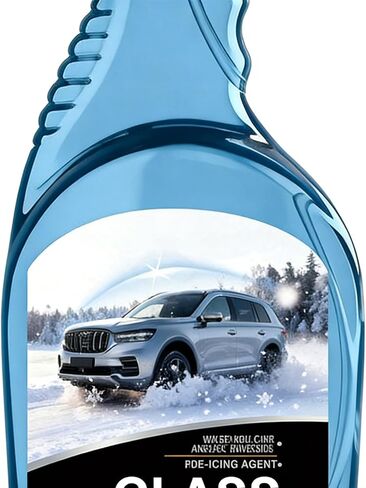 De Icer for Car Windshield | 12fl.oz Glass Liquid Defroster - Windshield Ice Melt - for Truck Frost Windscreens Mirrors Headlights Locks in Kuwait
