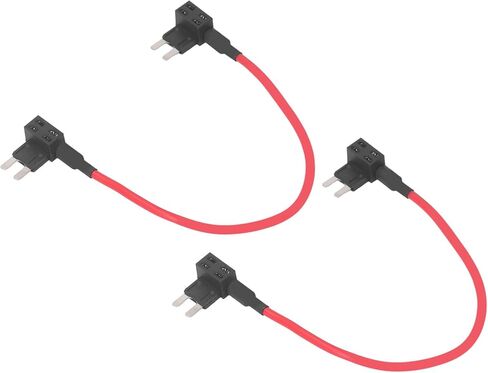 CHICIRIS Fuel Pump Relay Bypass Cable 14AWG 20AMP Holder Set, Compatible with 1500 2500 3500, Simple Installation for Quick Results in Kuwait