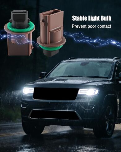 مقبس إشارة الانعطاف مناسب لسيارة جيب جراند شيروكي 3.0L/3.6L/5.7L/6.4L 2011-2021، استبدل 68110996AF 68110996AA، قطعتان in Kuwait