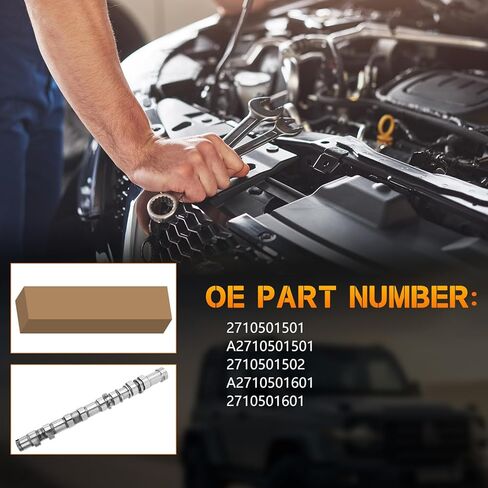 Exhaust Camshaft A2710501501 for Mercedes C250 SLK250 2012-2015 1.8L L4 Engine Direct Fit OE Replacement in Kuwait