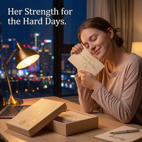 Tsukuzua Open When Envelopes for College Students, 12 Gold Stamped Open When Letters Keepsake Box, College Survival Gift Card Book, College Graduation Gift for Her, New Chapter Gifts for Women in Kuwait