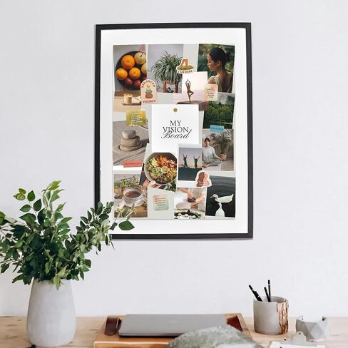 Athena’s Atelier Grounding Vision Board Stickers - for Affirmation, Manifestation - with Motivational Quotes, Theme Labels, Alphabets, Journal Prompts (4 A5 Sheets, 200+ Stickers) in Kuwait