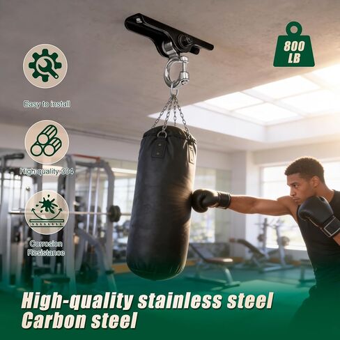 Heavy Duty Swing Hanger,180° Silent Oscillation, 800 lbs Capacity, for Playground, Swing Set, Hammock, Yoga, Punching Bag in Saudi Arabia